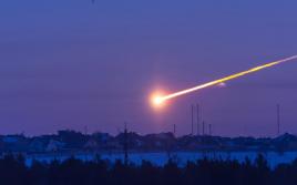 В хакасии упал крупный метеорит (видео)